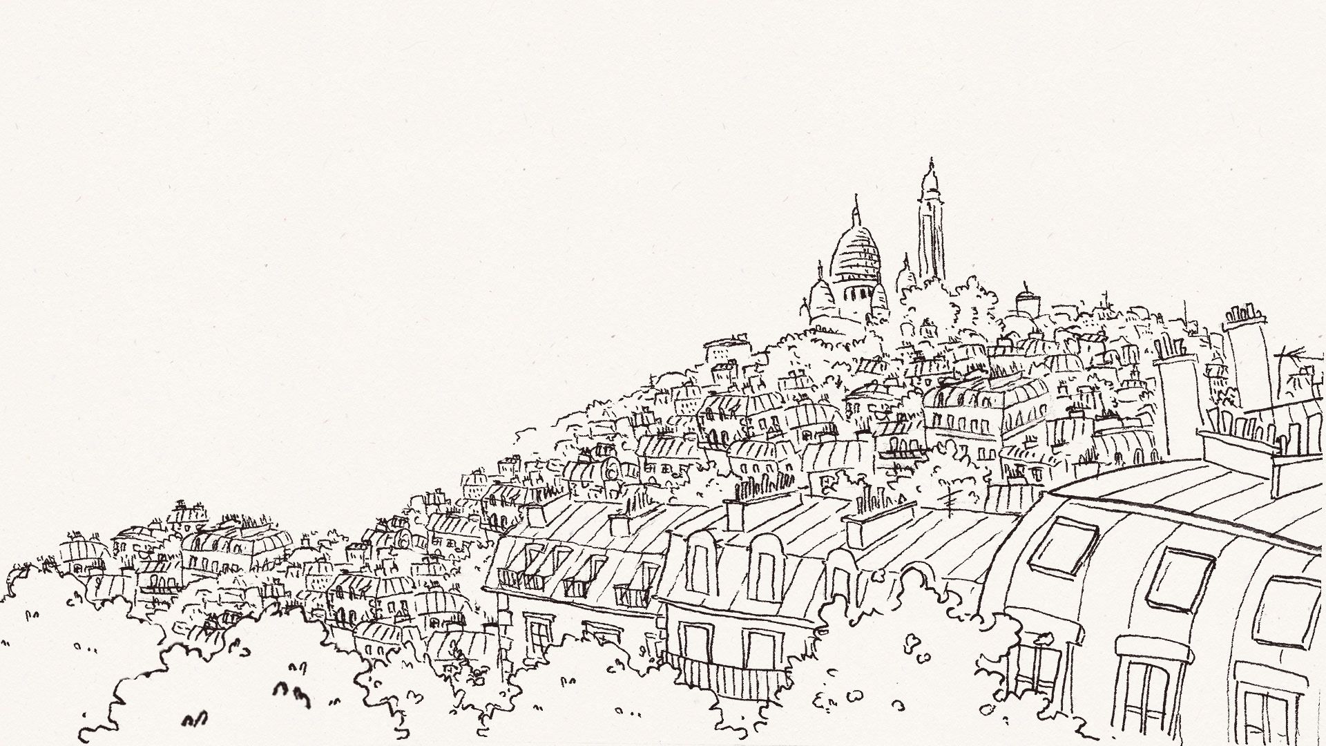 1920x1080 Louise Damiano Sketching: travel illustration