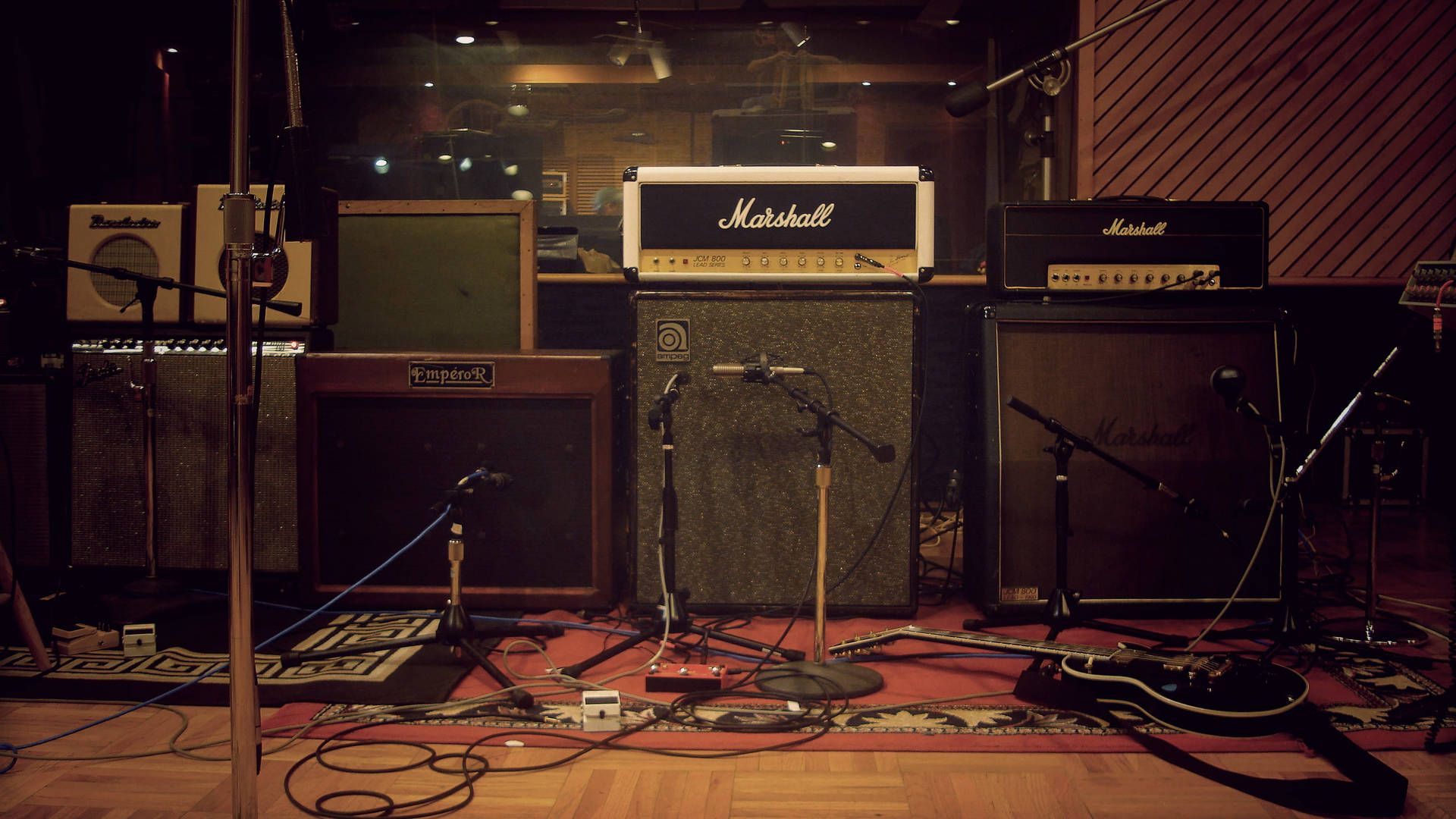 1920x1080 Download Marshall Amplifiers In Jam Studio Wallpaper