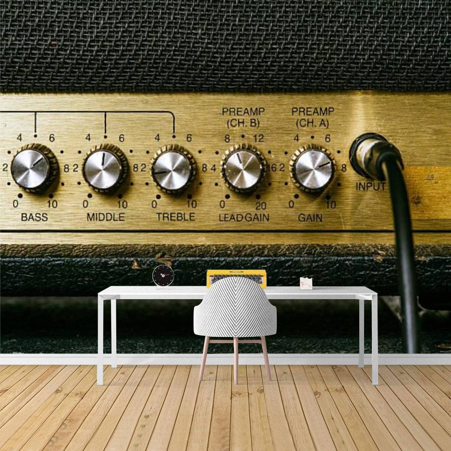 1500x1500 Old Amplifier Knobs Peel And Stick Wallpaper Removable Self Adhesive Large Wallpaper Roll Wall Mural Sticker Home Decor For Living Room Bedroom : Buy Online At Best Price In KSA