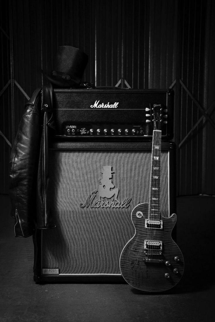 735x1098 Rock roll. Gibson les paul slash, Gibson les paul, Marshall amps