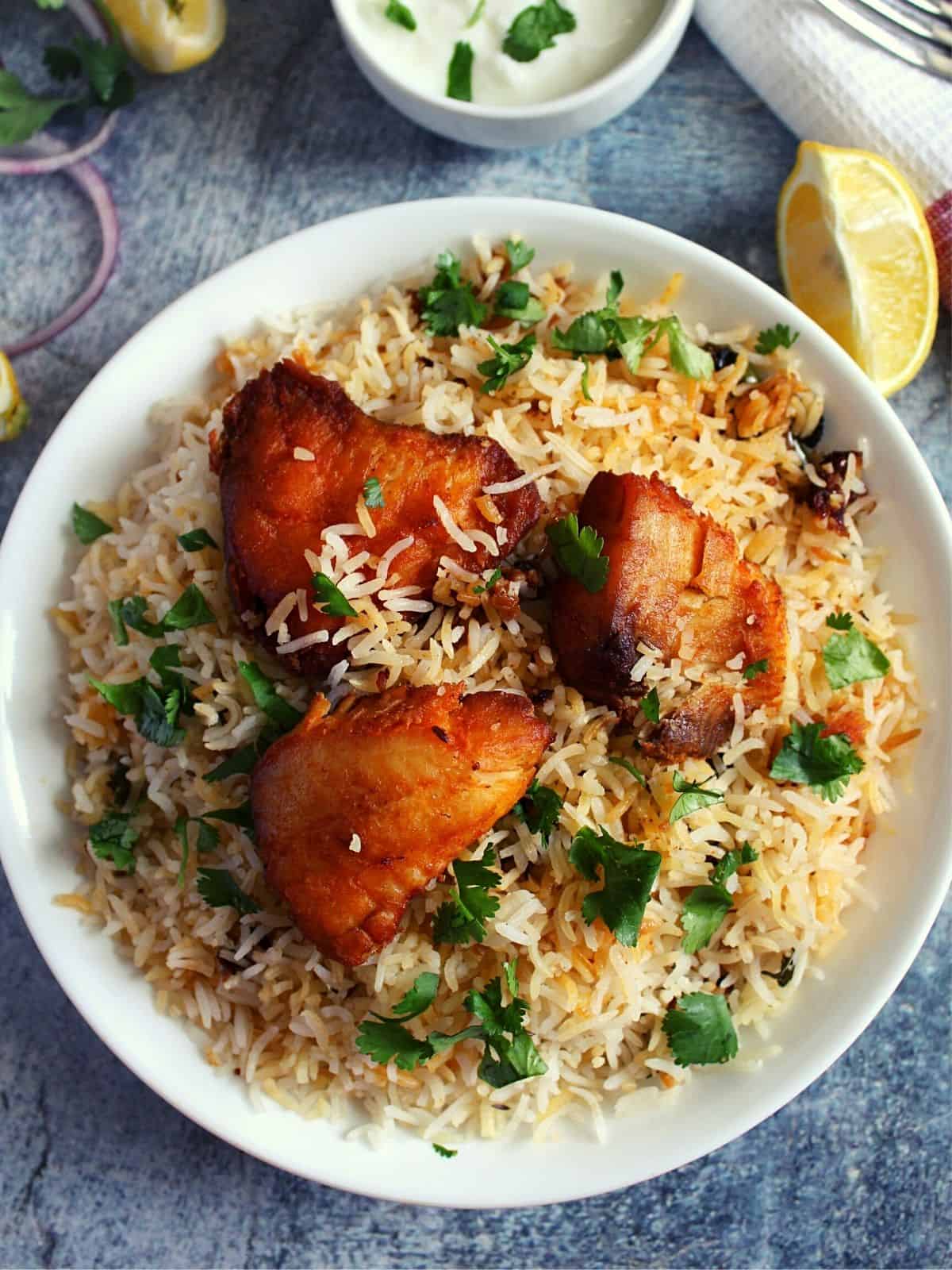 1200x1600 fish biryani recipe, machhali biryani
