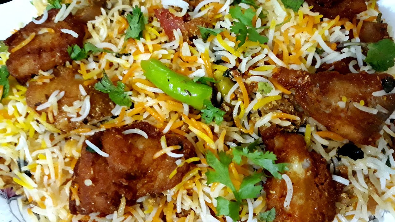 1280x720 Boneless fish biryani different and tasty recipe in urdu hindi