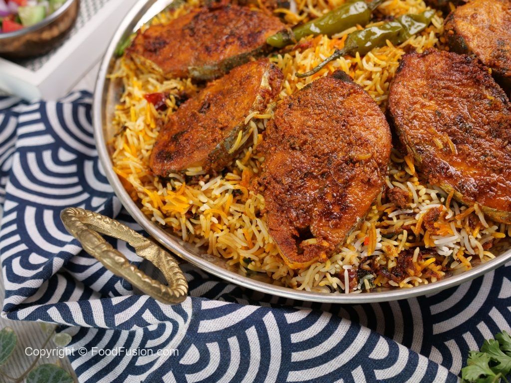 1024x768 Fish Tikka Biryani