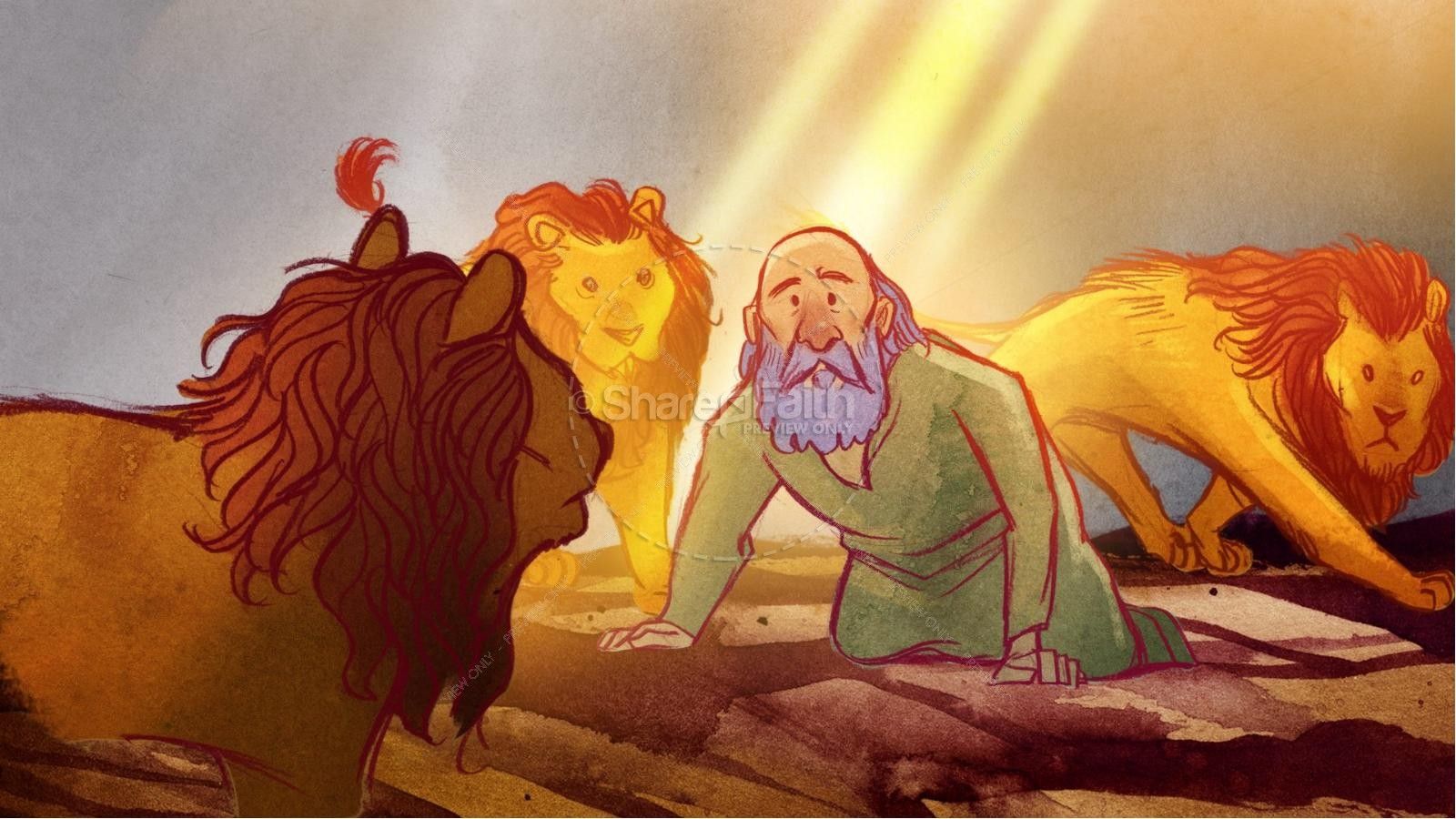 1600x900 ShareFaith Media Daniel And The Lions Den Kids Bible Story