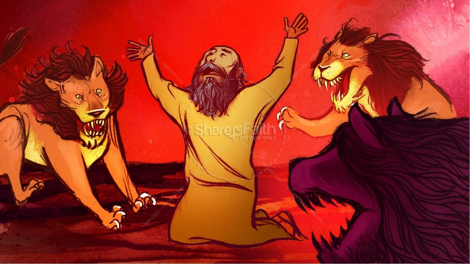 1600x900 ShareFaith Media Daniel And The Lions Den Kids Bible Story