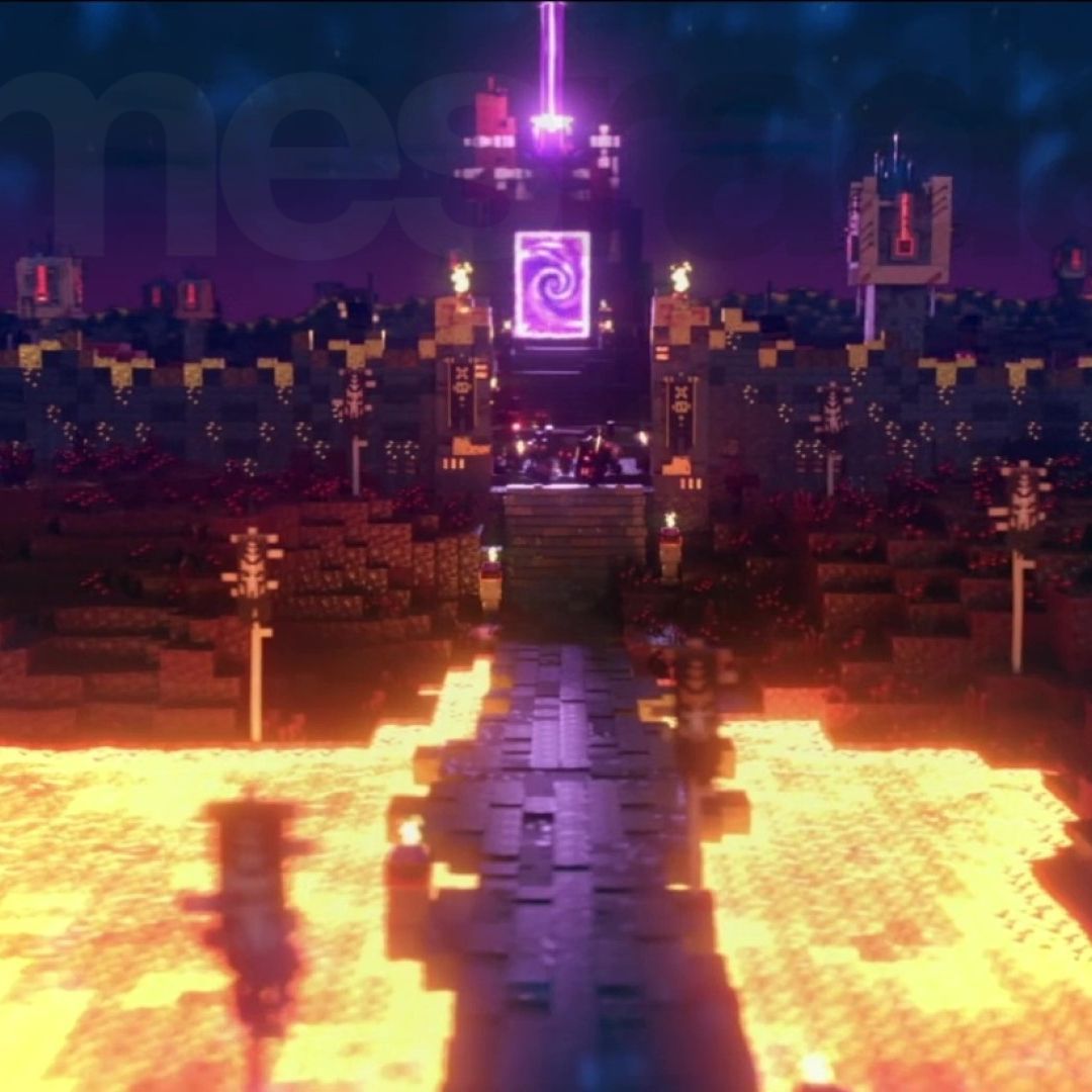 1080x1080 How to destroy the Nether Portal in Minecraft Legends