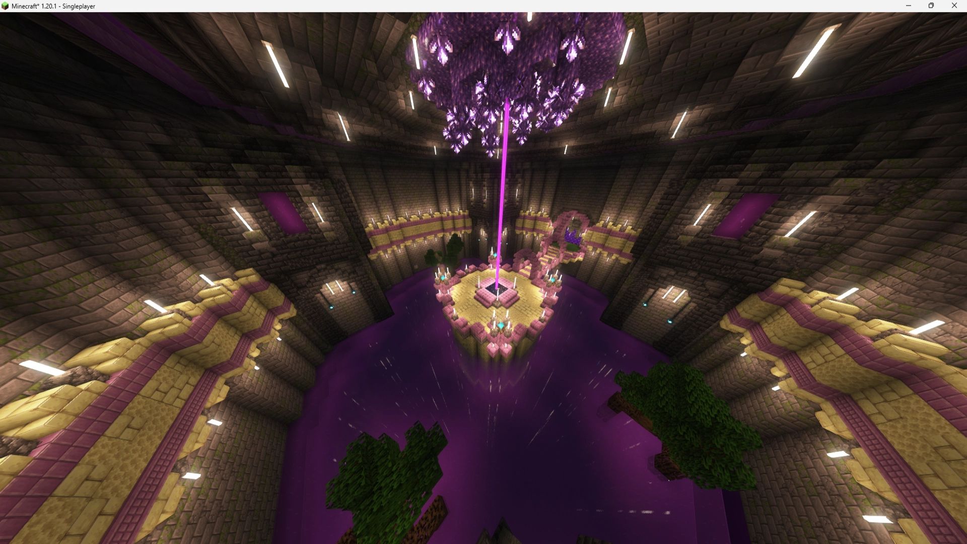1920x1080 Minecraft Schematic End Portal Hub