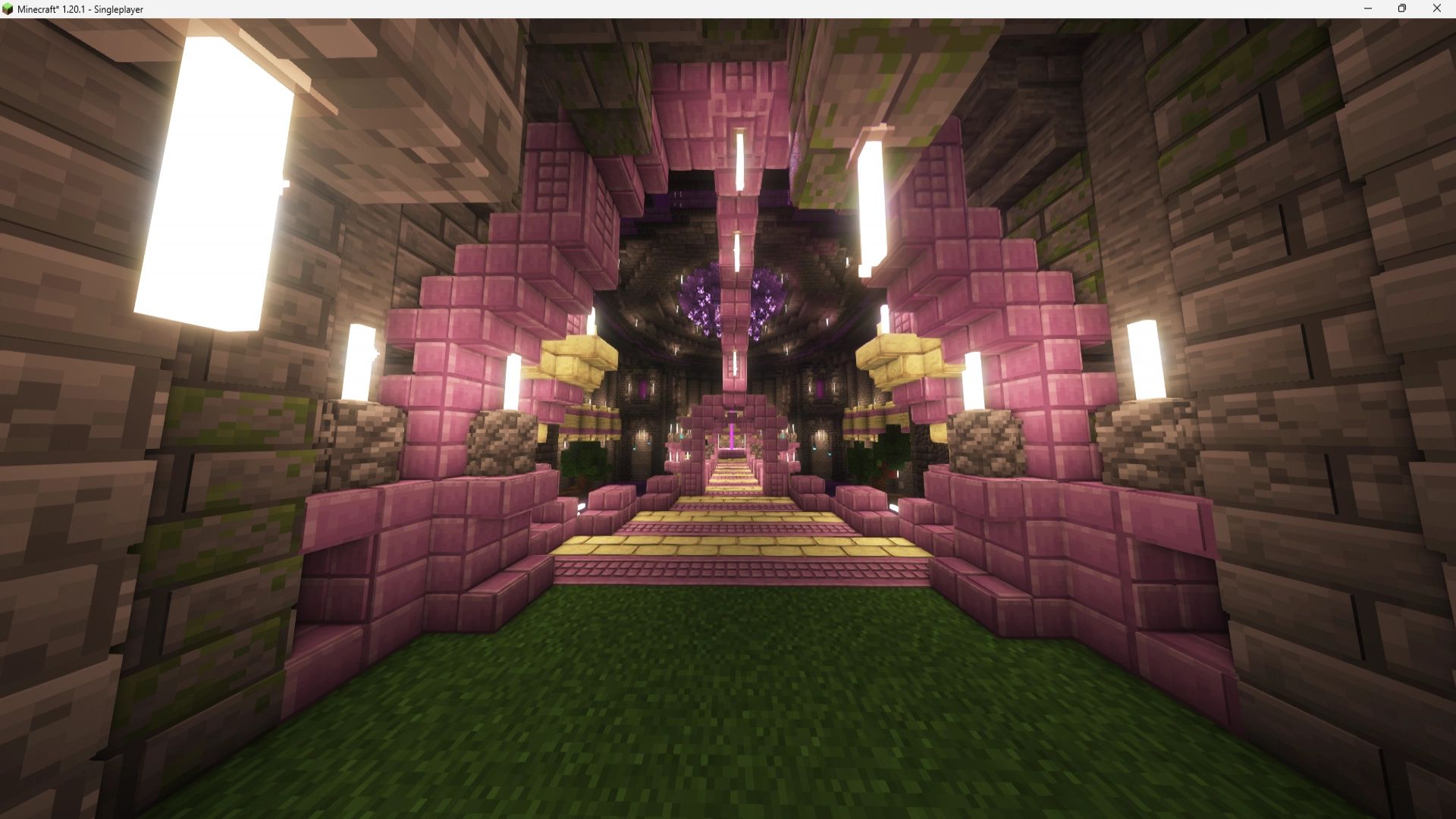 1920x1080 Minecraft Schematic End Portal Hub