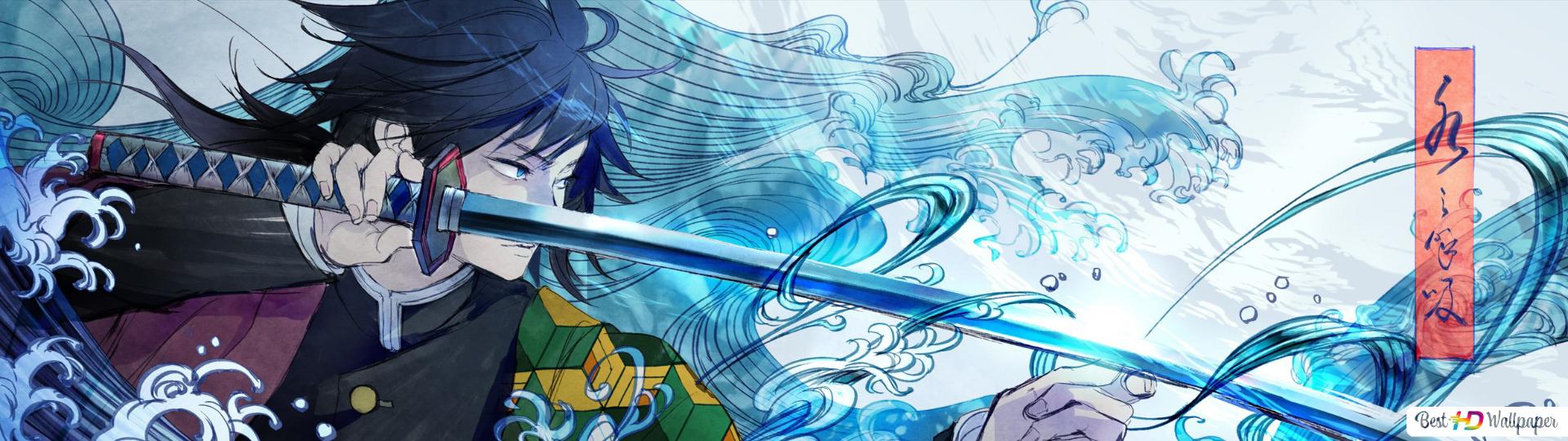 1920x540 Demon Slayer Banner Wallpaper