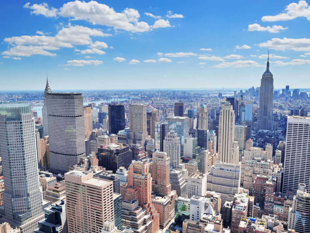 1024x768 Download New York City Skyline Wallpaper