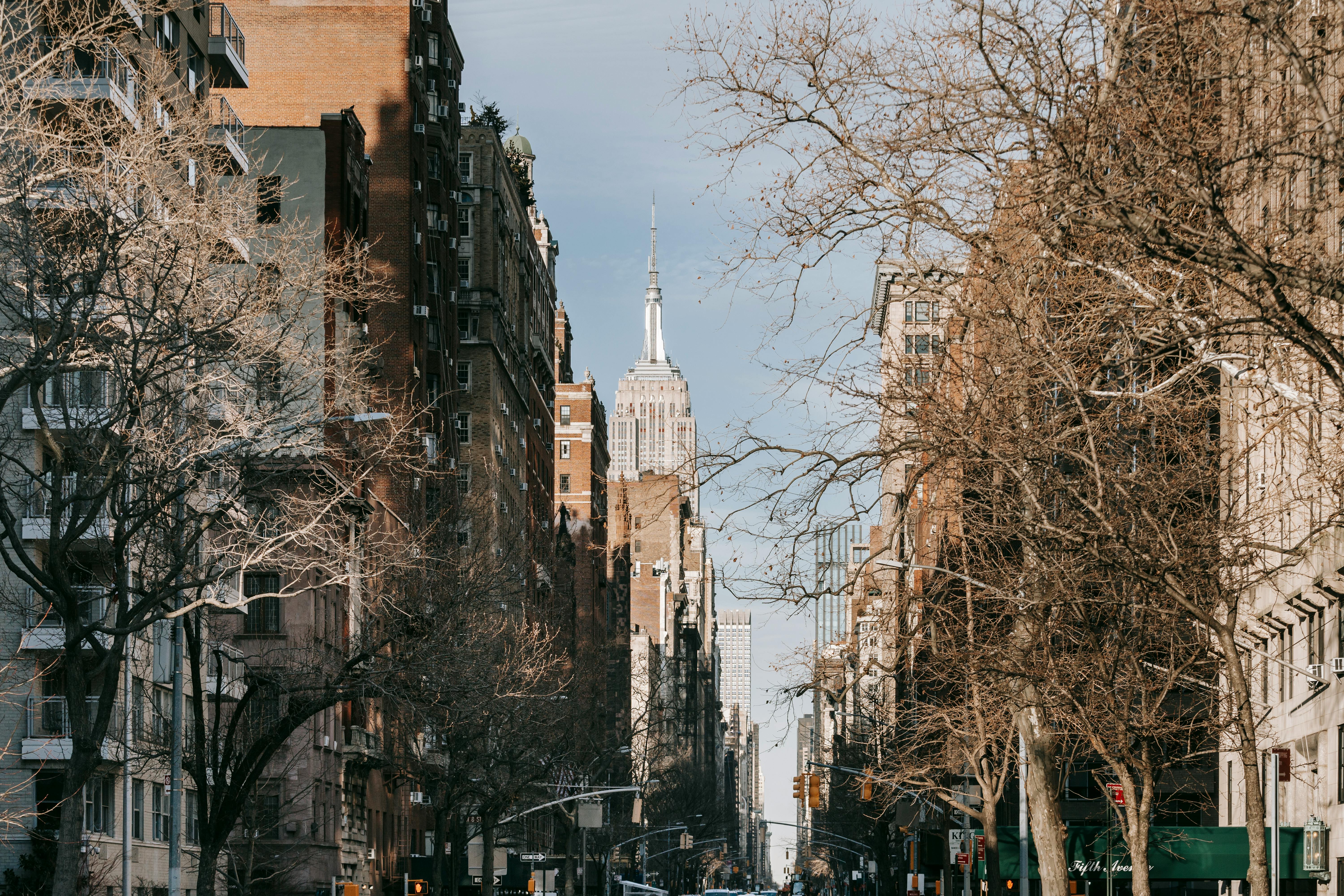 6000x4000 Street in modern city district in sunny day · Free