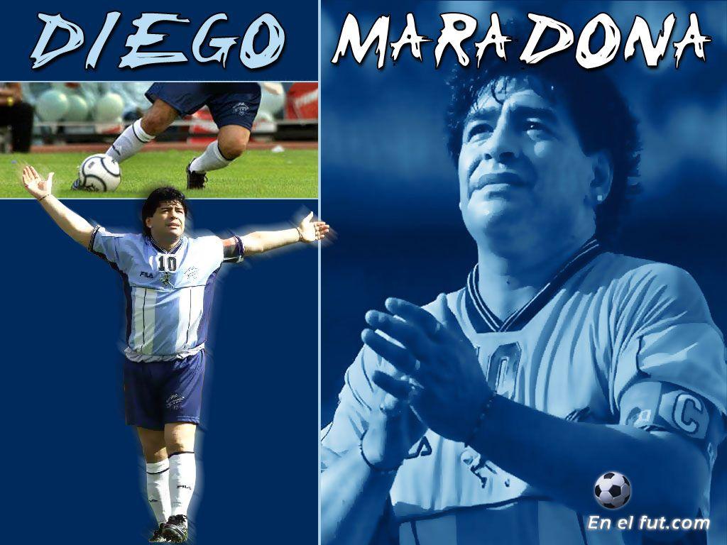 1024x768 Diego Maradona Football Wallpaper