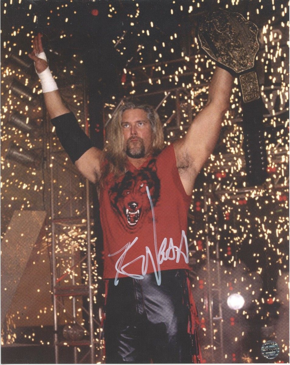954x1200 WCW WWF WWE Wrestling KEVIN NASH Signed 8x10 Wolfpac Photo W Hologram COA