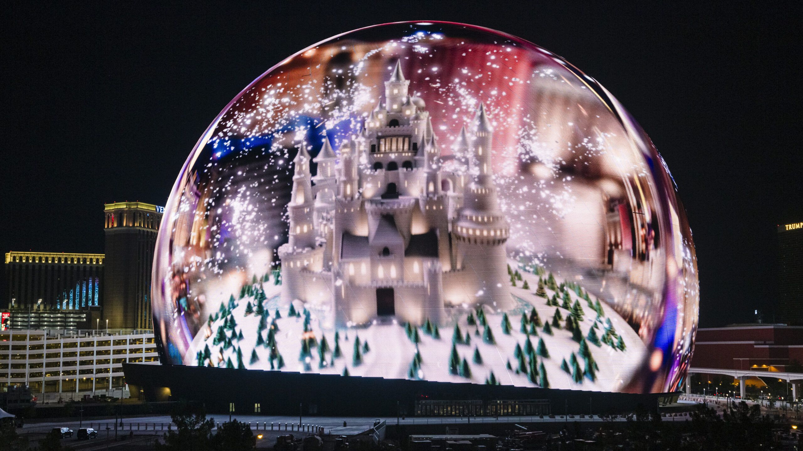 2560x1440 Las Vegas just unveiled its new $2.3 billion spherical entertainment venue