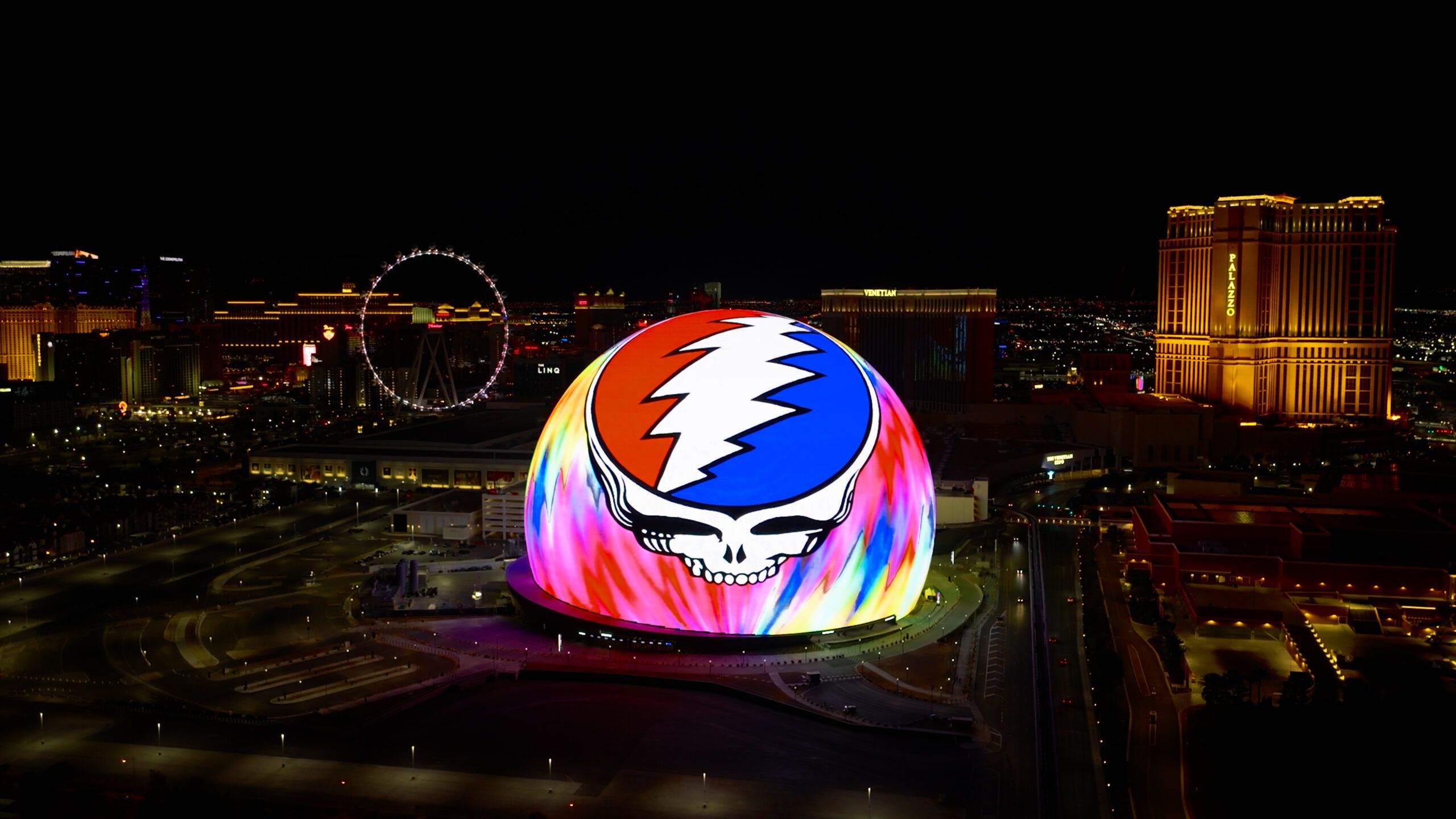 2560x1440 Dead & Company at The Las Vegas Sphere
