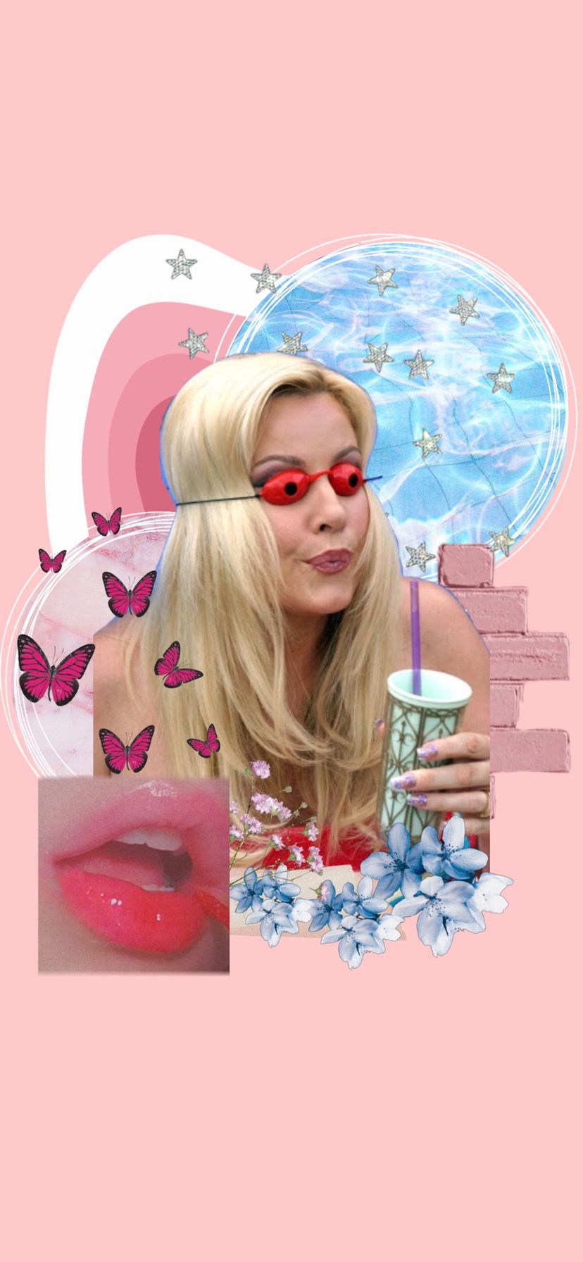 828x1792 Okay so it may be a bit of a weird one. But could you make a collage with Jennifer Coolidge, it would be iconic. Please and a