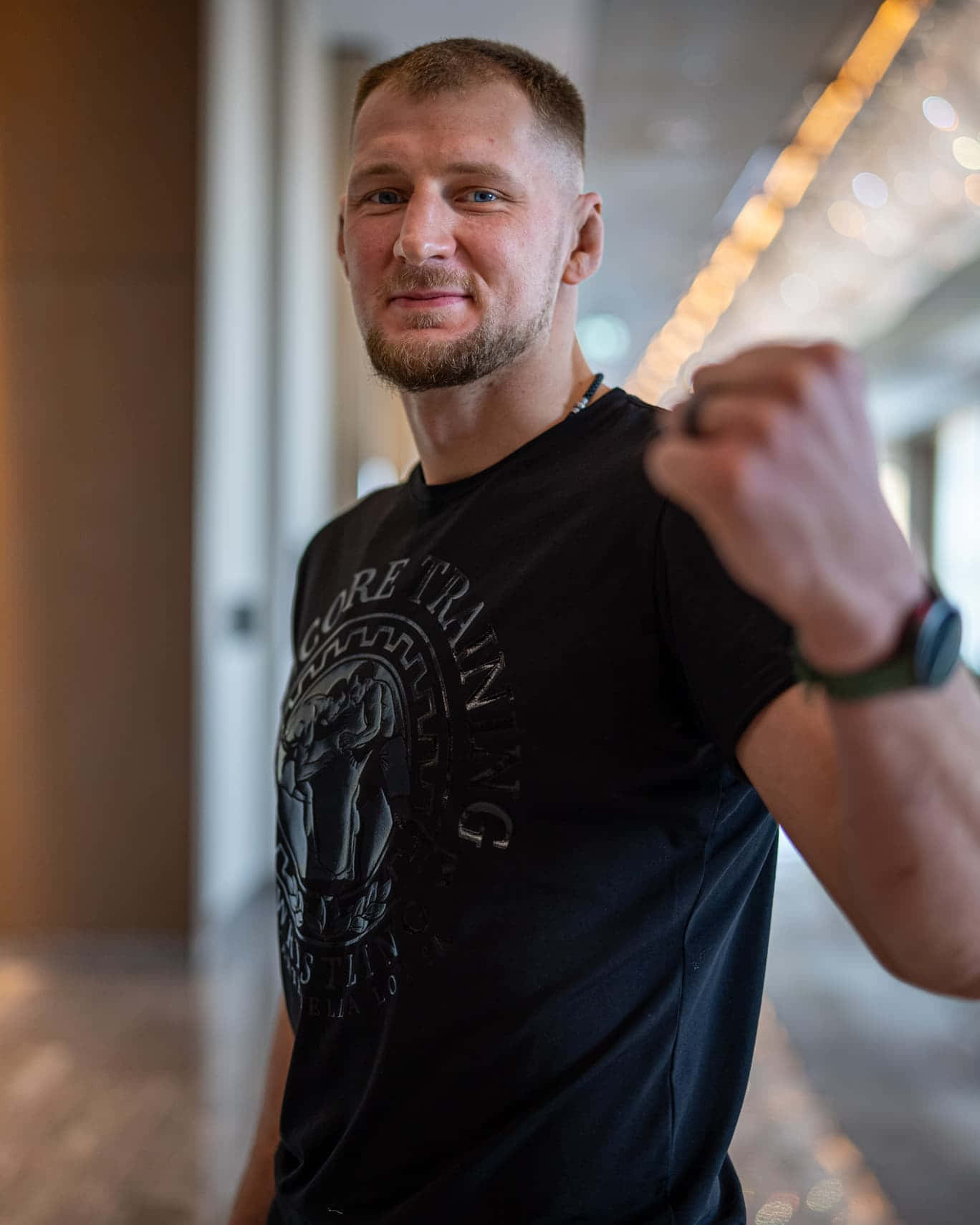 1368x1710 Download Alexander Volkov Fist Pose Wallpaper