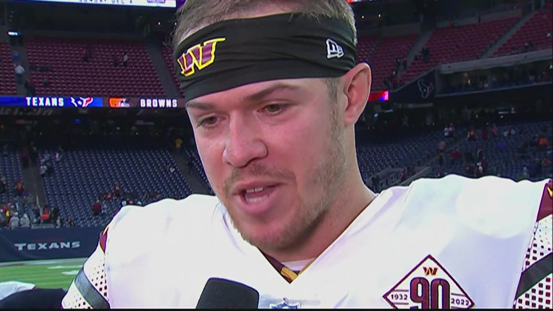 1920x1080 Taylor Heinicke gets emotional after learning he's the starting QB