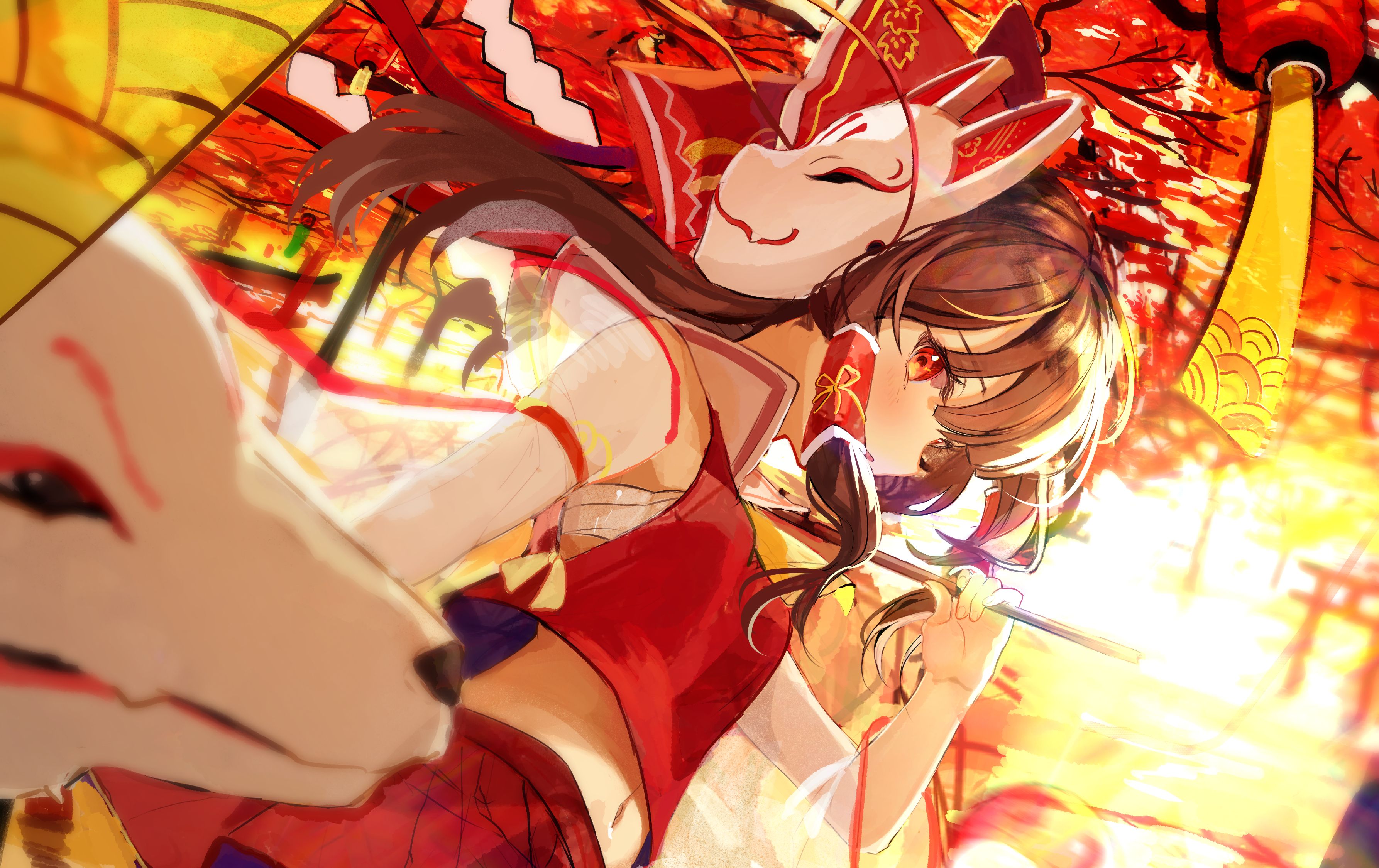 3573x2250 Reimu Hakurei Wallpaper and Background: Free HD Download