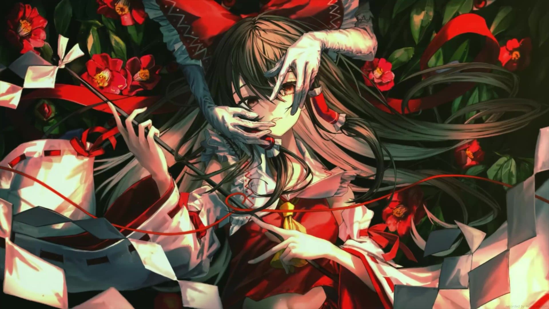 1920x1080 Reimu Hakurei Touhou Live Wallpaper