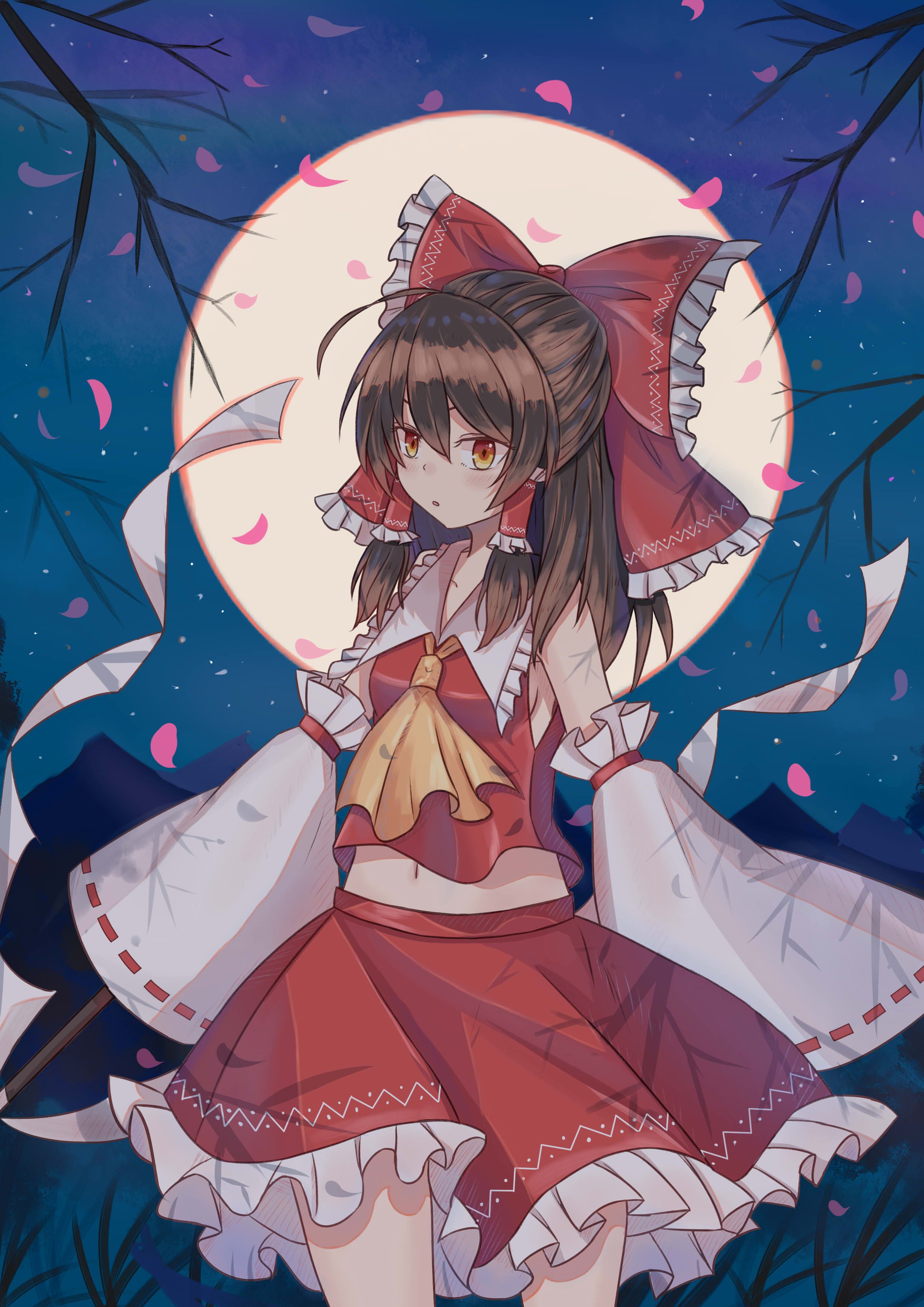 2480x3507 Hakurei Reimu Wallpaper by Pixiv Id 10399206 Anime Image Board