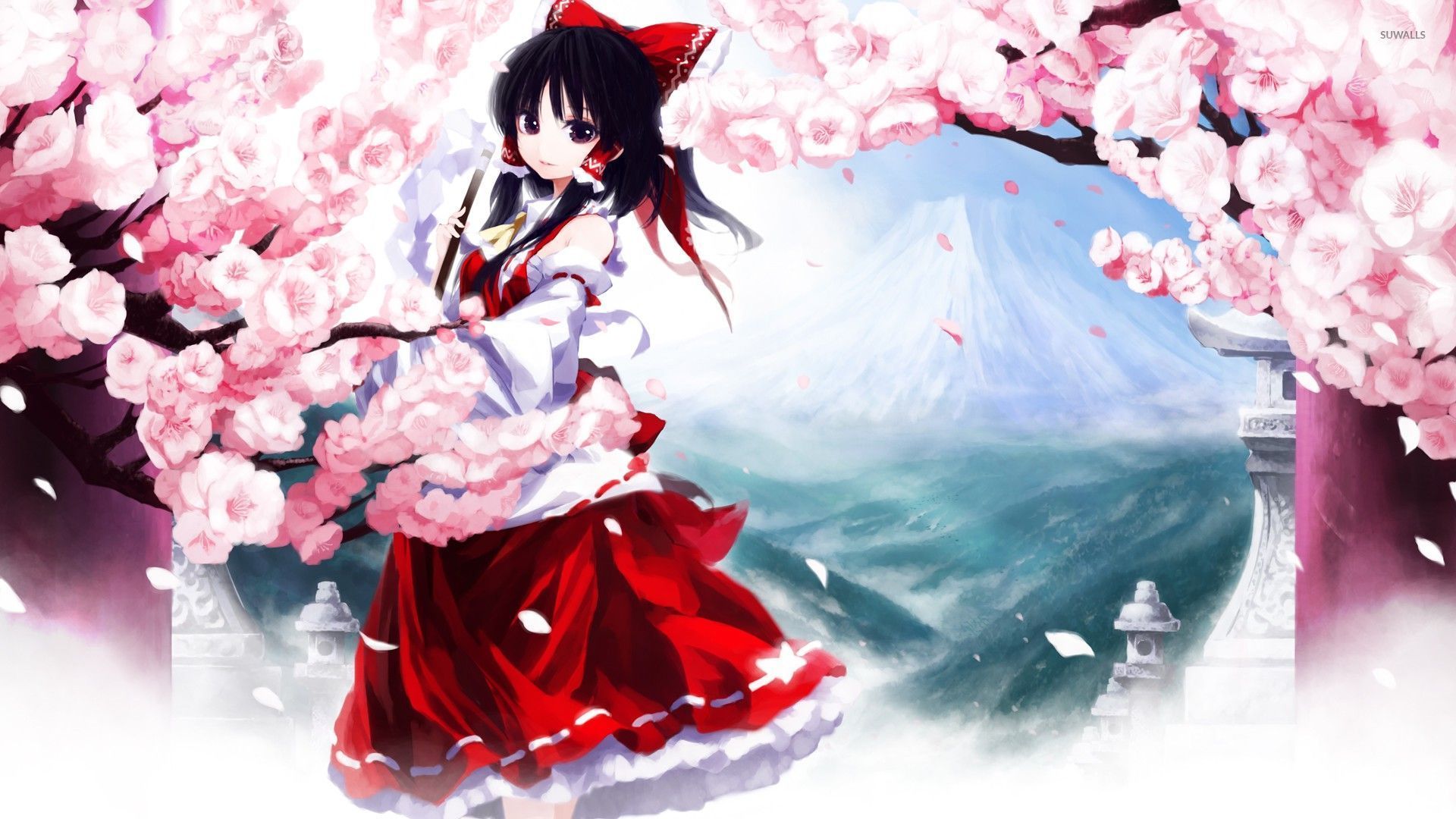 1920x1080 Hakurei Reimu from Touhou Project wallpaper wallpaper
