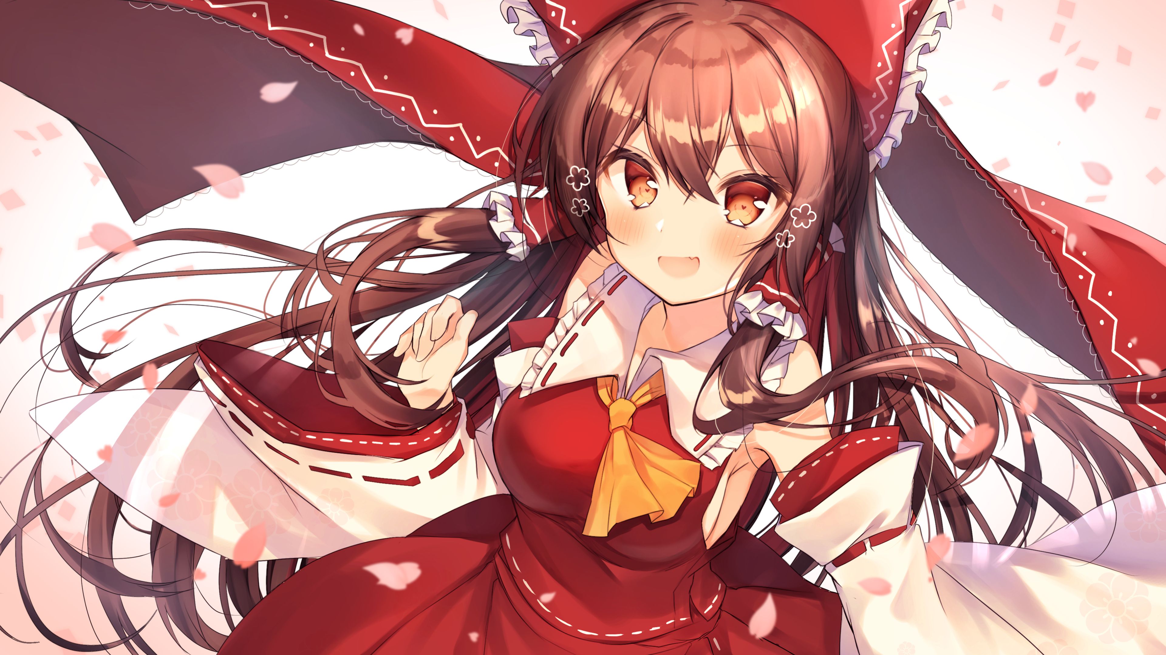 3840x2160 Hakurei Reimu by Nenorium Anime Image Board