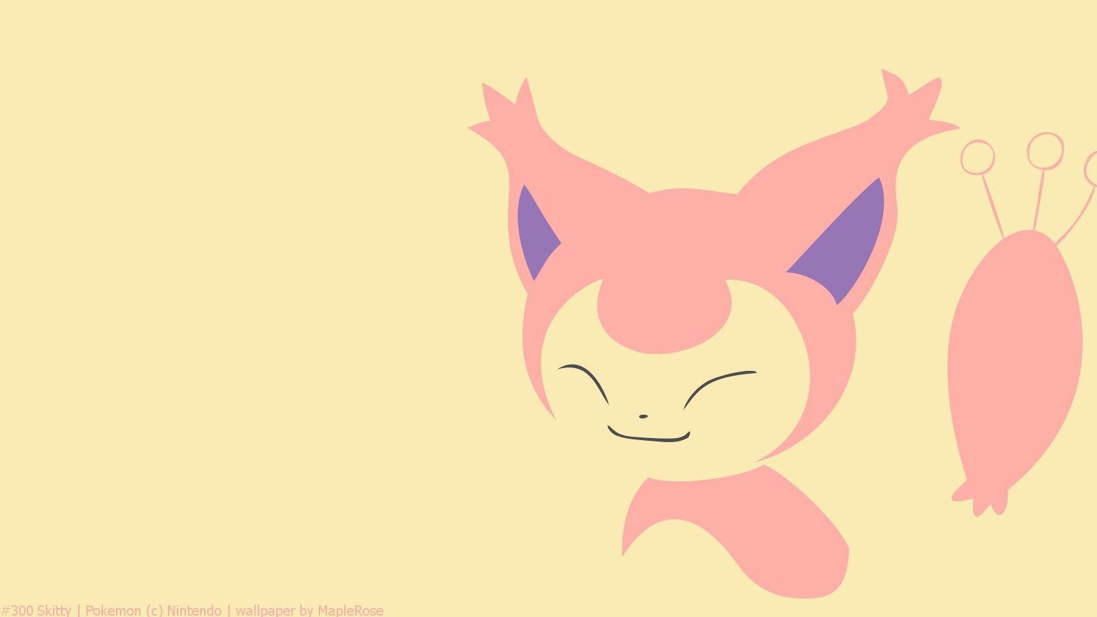 1600x900 Skitty. PokéWalls
