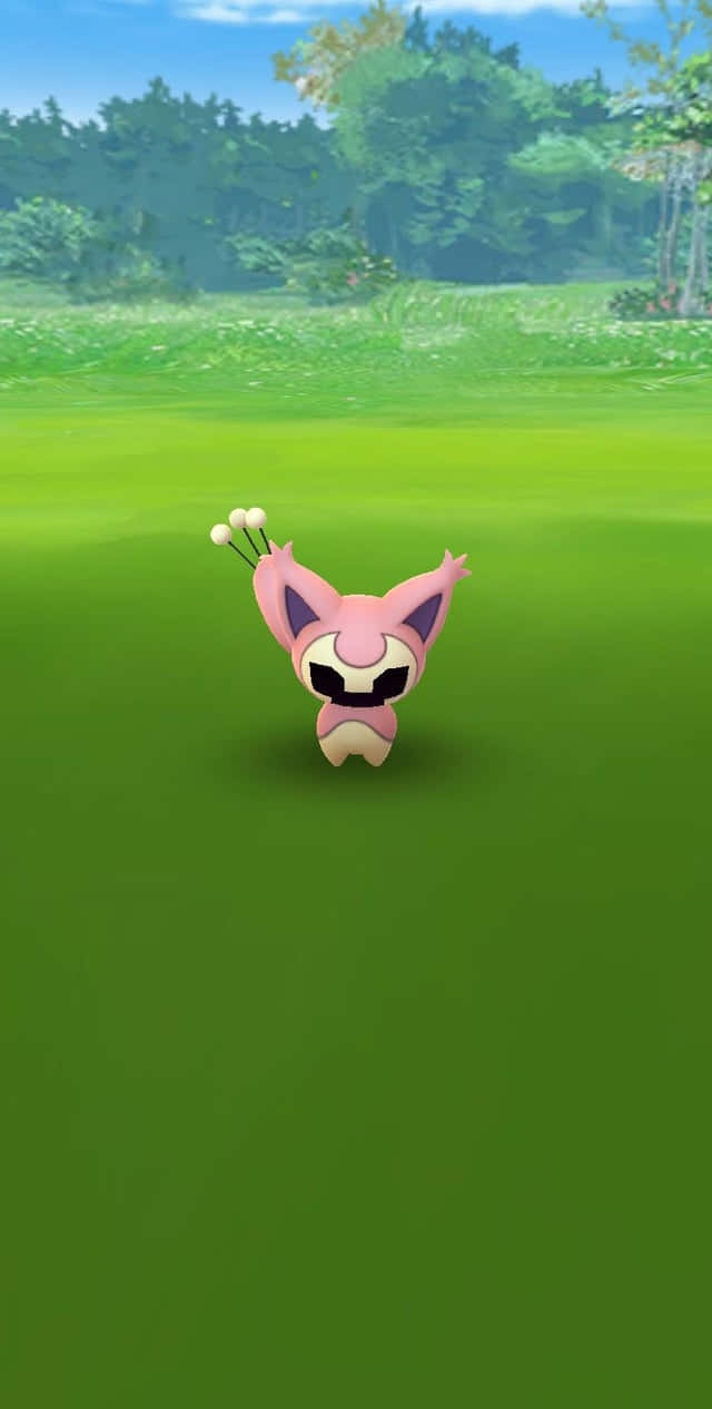 640x1265 Download Creepy Skitty In Pokemon Go Wallpaper