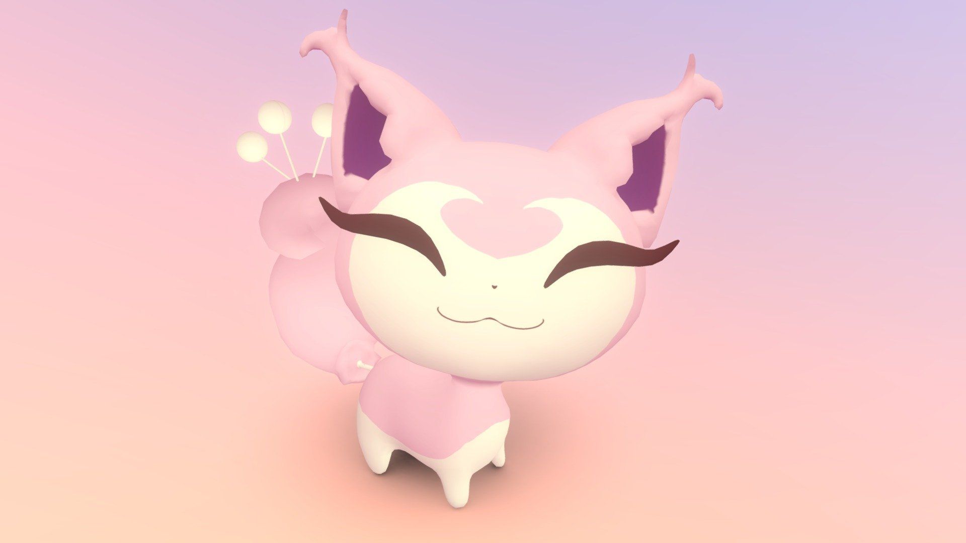 1920x1080 Stylized Skitty