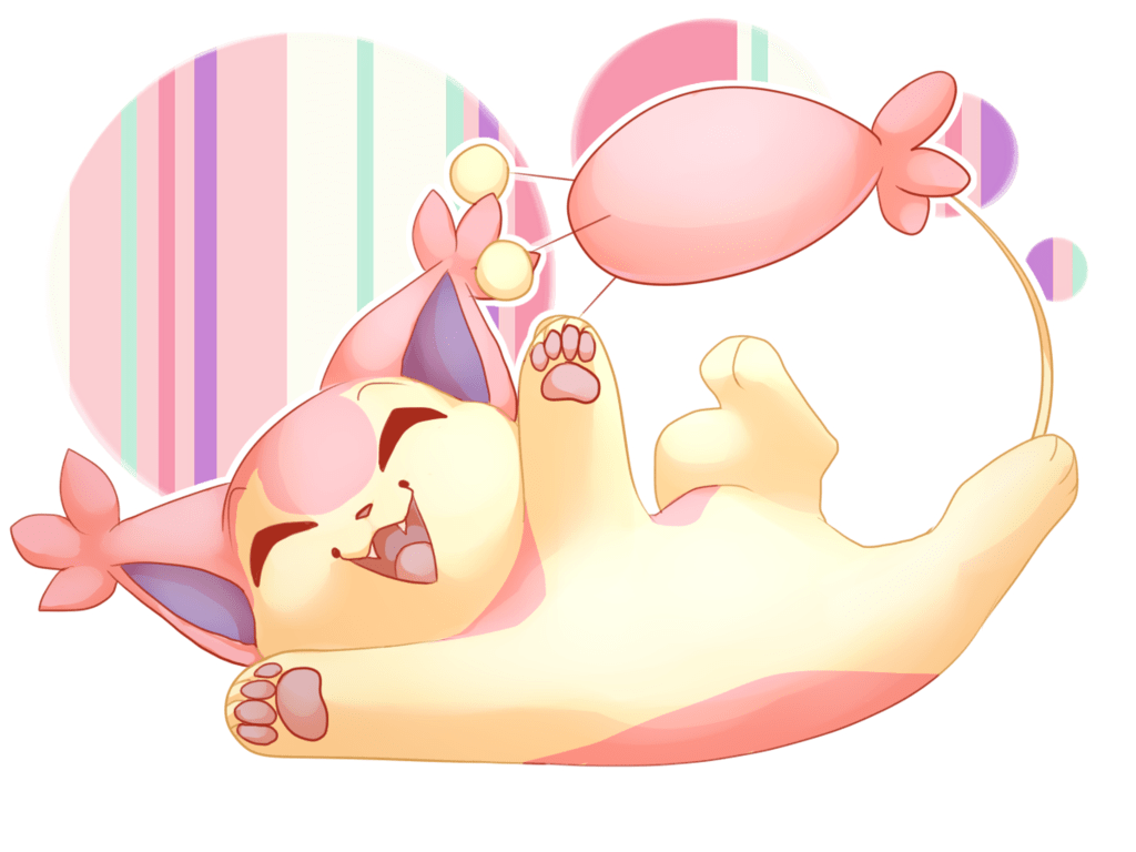 1024x768 Skitty Pokémon Image, Illustration, Character Free PNG