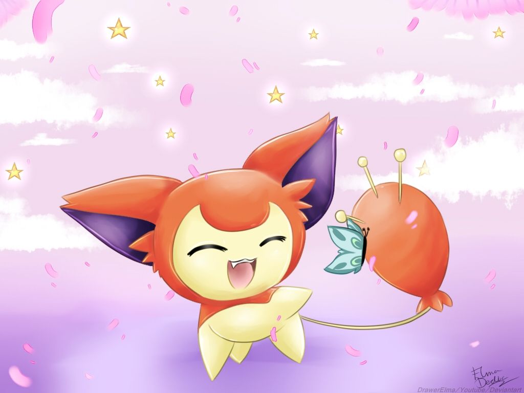 1024x768 Skitty, Pokémon. Anime Image Board