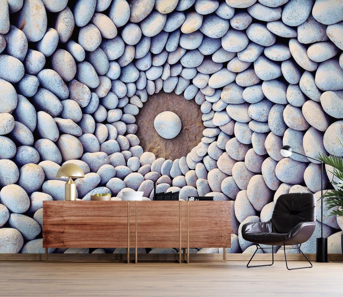 1200x1040 3D Simple Pebbles 5517NA Wallpaper Wall Murals Wall Paper Wall Print Mural Romy