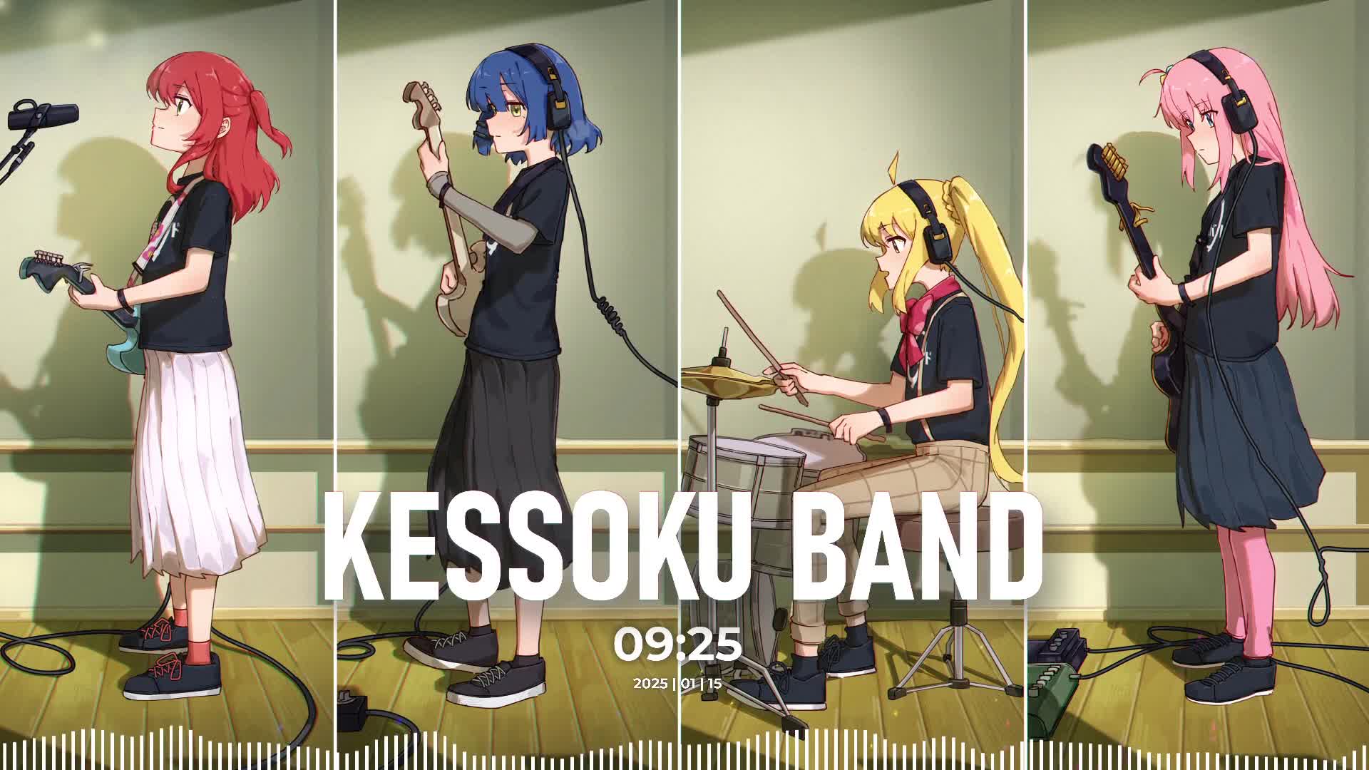 1920x1080 Kessoku Band Practice the Rock! Animated Wallpaper