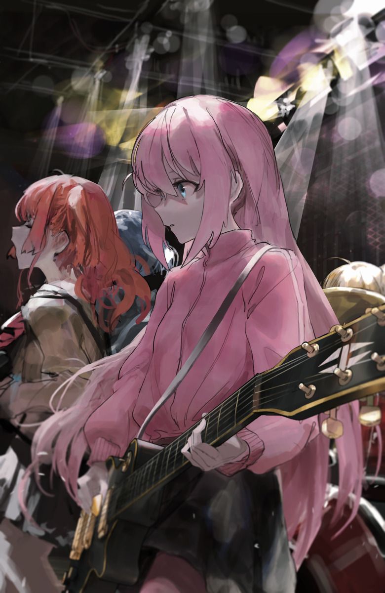780x1200 Kessoku Band Wallpaper