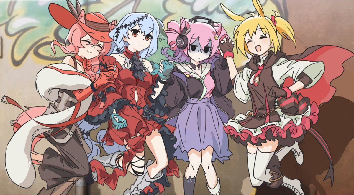 1200x663 With the arrival of the new operator Eureka, the bard supporter team now looks really like kessoku band! (I love both of them!) So I draw this group photo basing