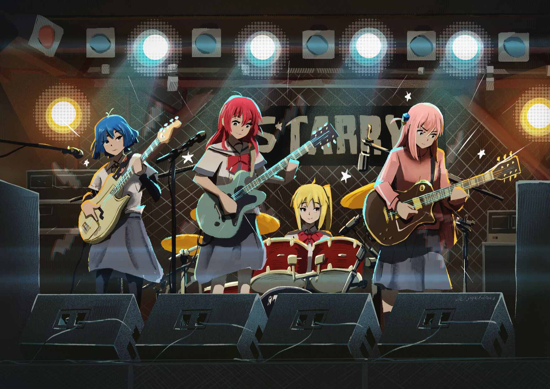 1754x1240 Kessoku Band! (from Bocchi the Rock)