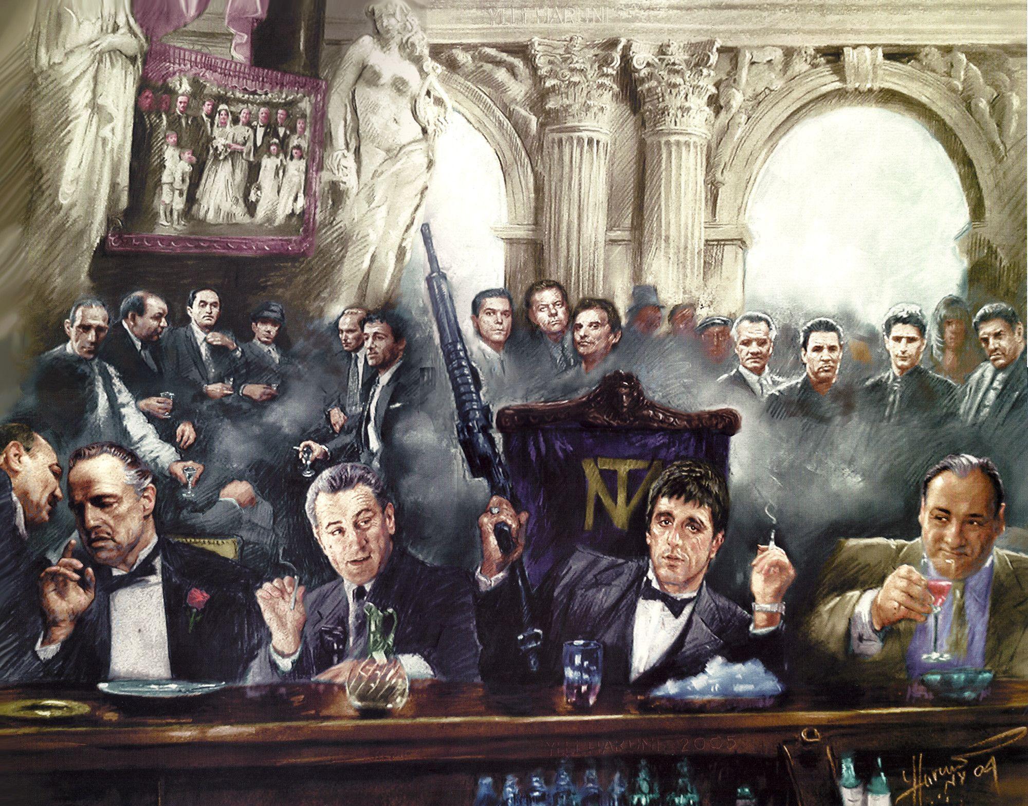 2000x1569 The Sopranos And The Godfather, HD Wallpaper