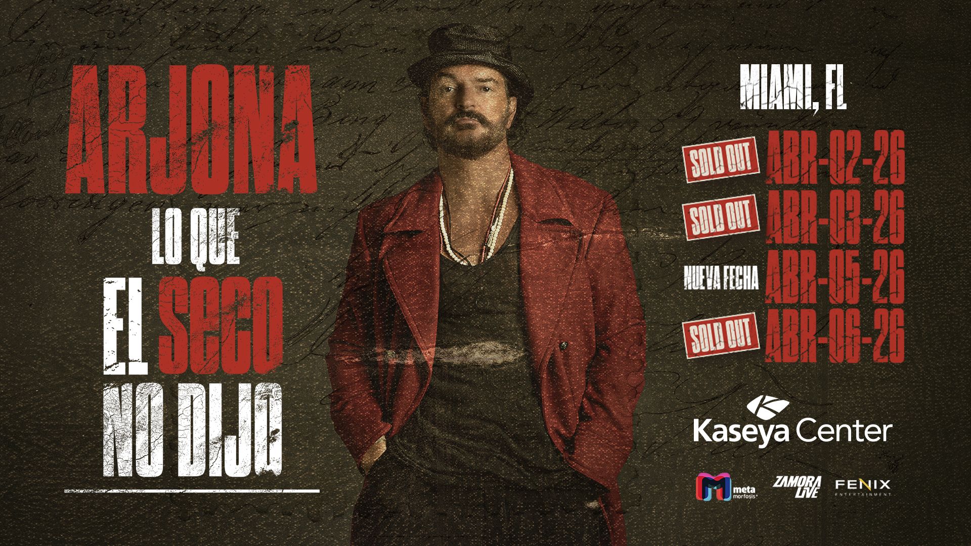 1920x1080 Arjona lo que el seco no dijo miami fl Live