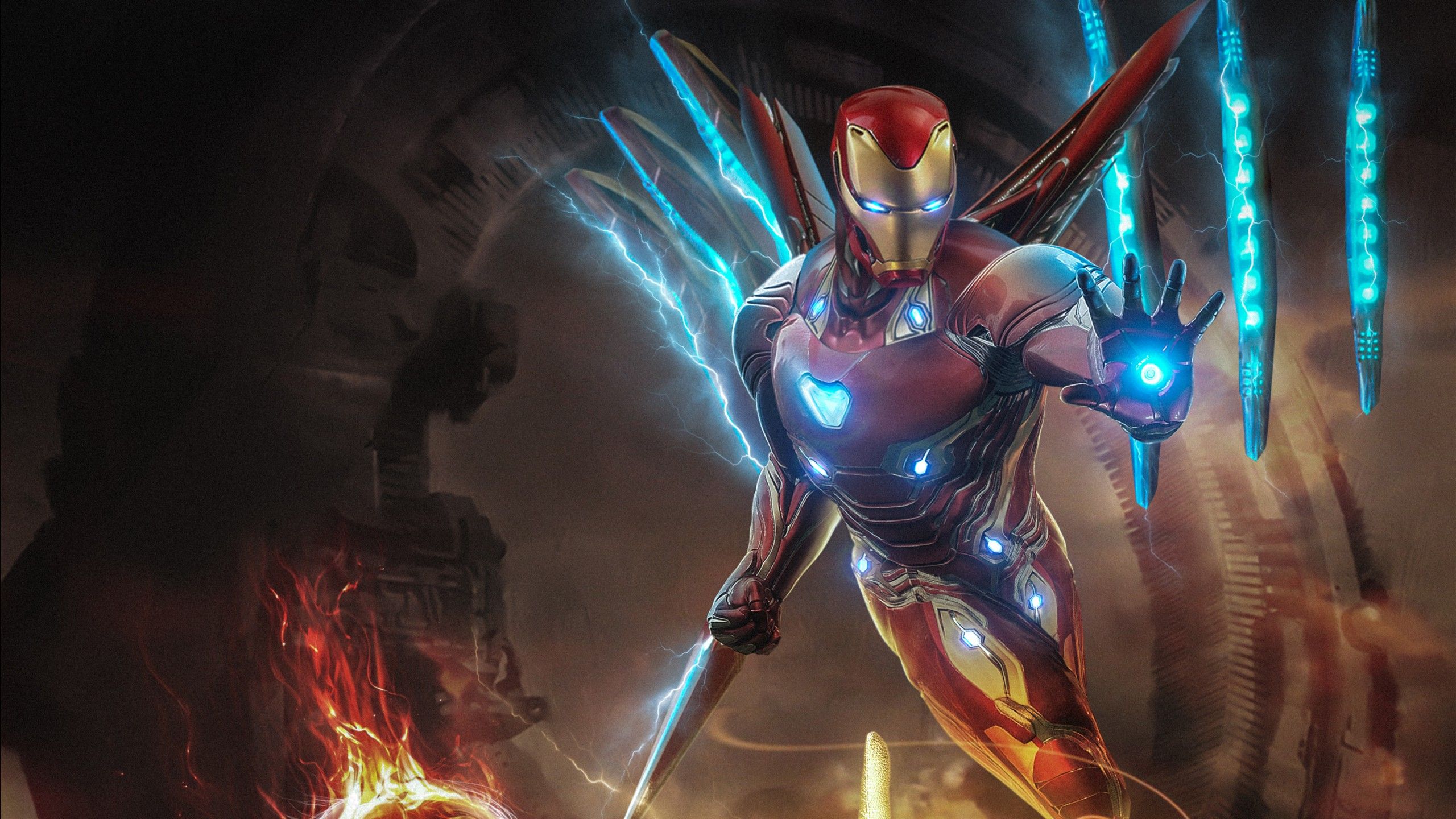 2560x1440 Iron Man Infinity War Armor Wallpaper