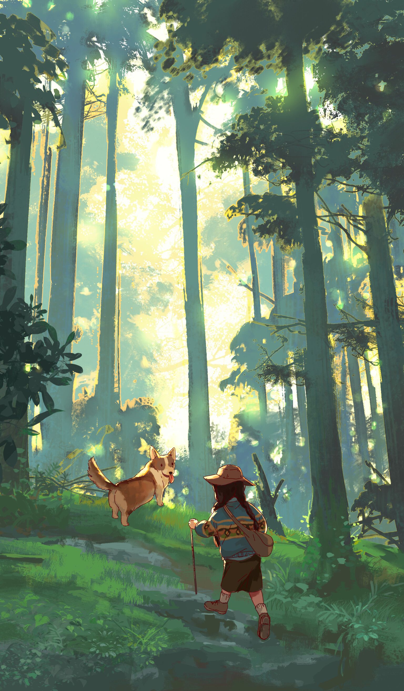 1536x2624 The little forest