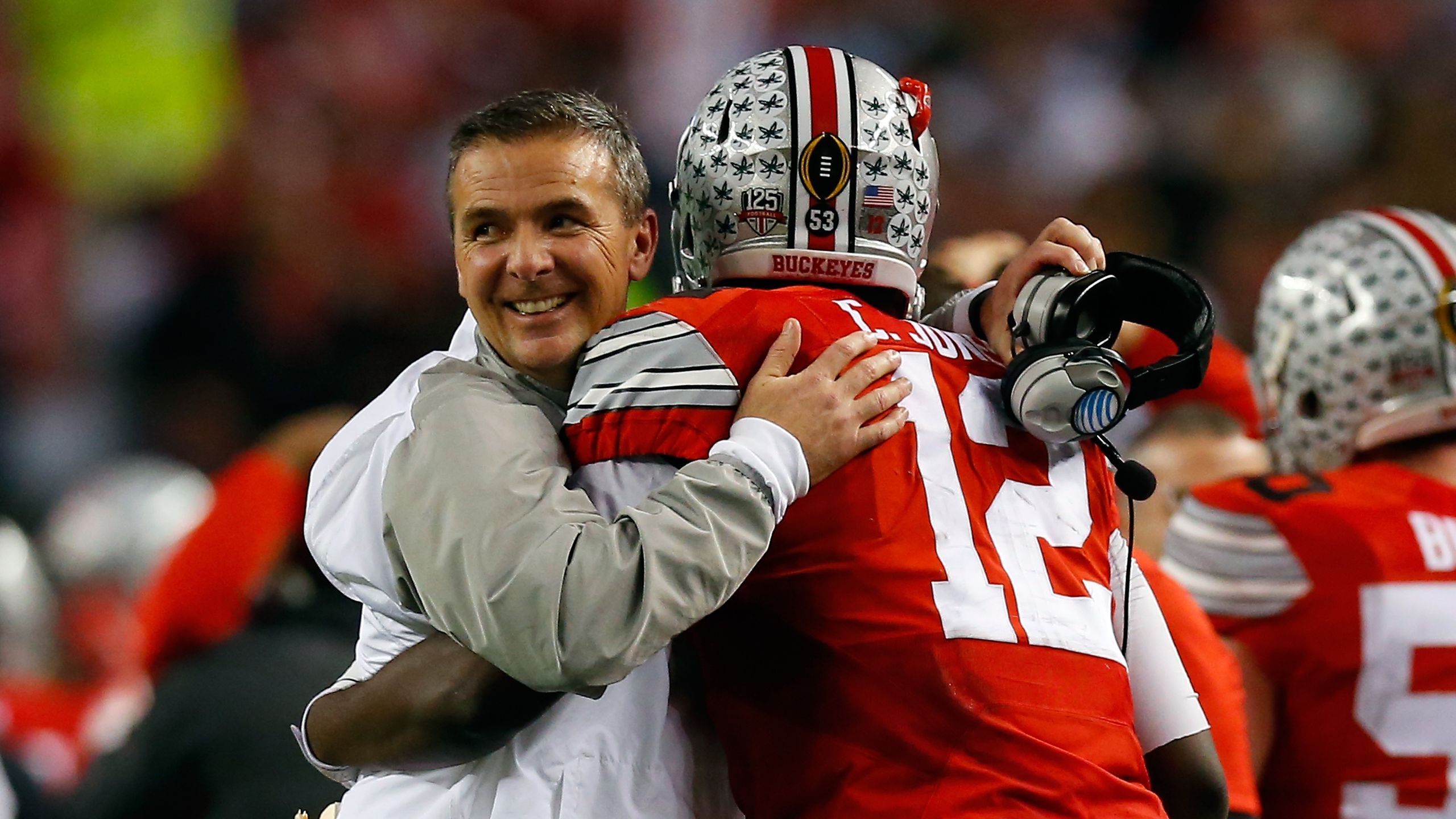 2560x1440 Ohio State Coach Urban Meyer Makes Students Do Push Ups For Wearing Blue