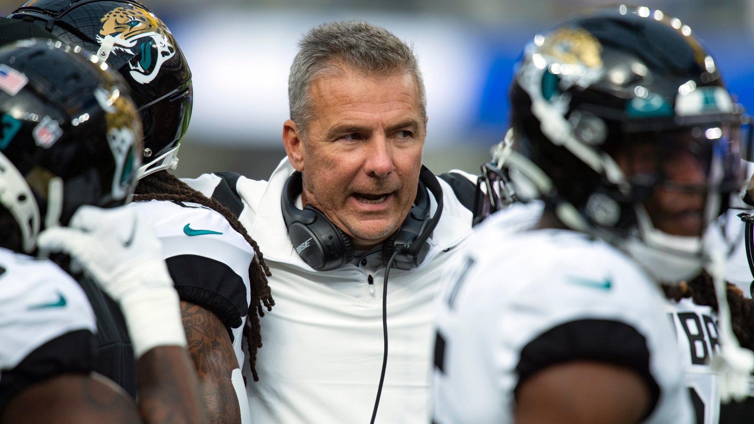2560x1440 Jacksonville Jaguars fire Urban Meyer