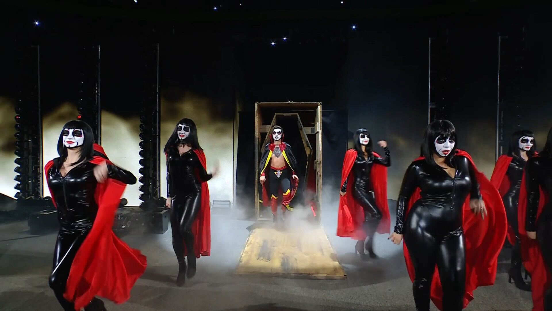 1920x1080 WWE Elimination Chamber: Danhausen Unveiled as the Crate Mystery (And He Got Booed)