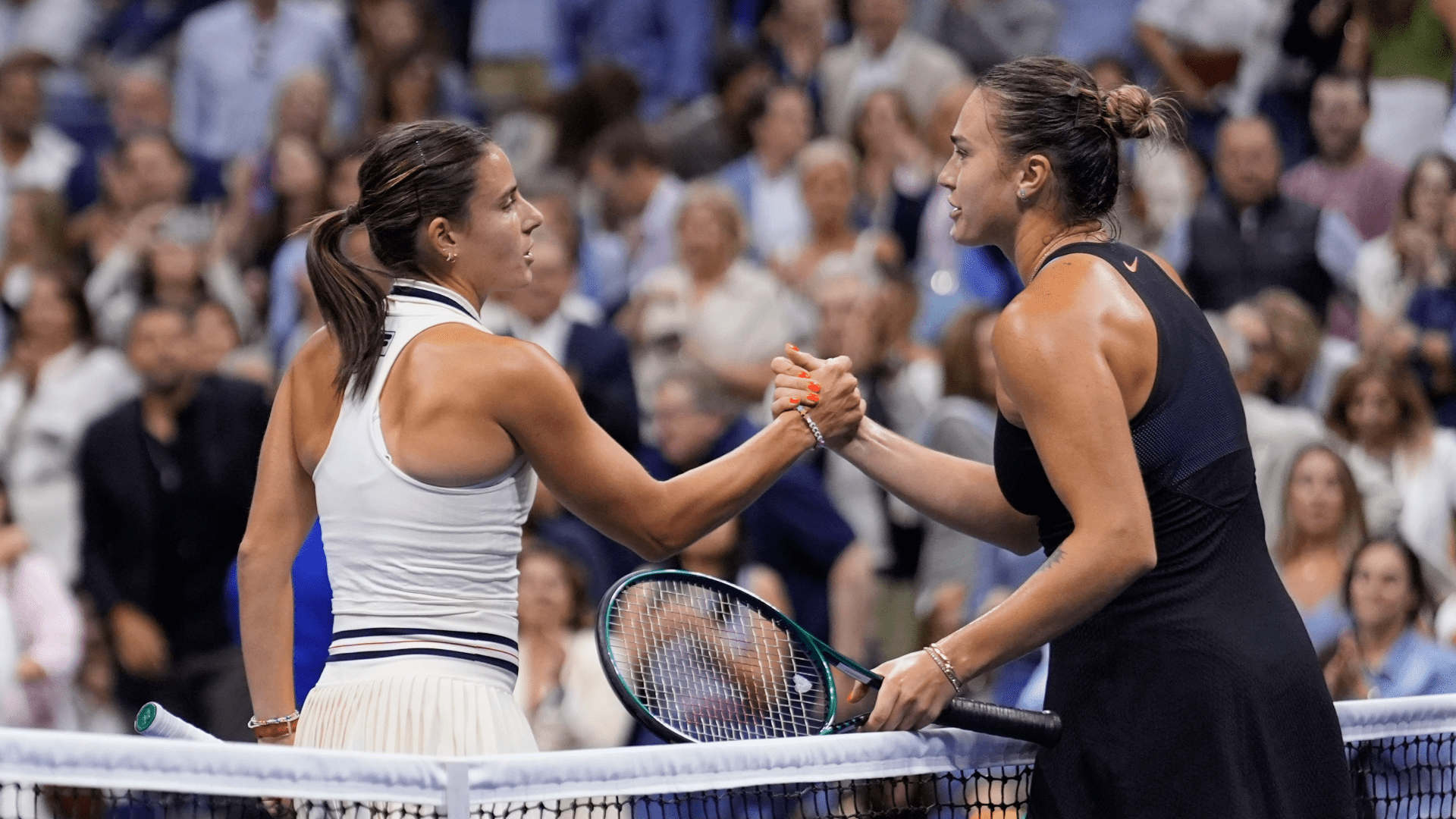1920x1080 US Open: Aryna Sabalenka beats Emma Navarro to reach her second consecutive final in New York. WCBD News 2