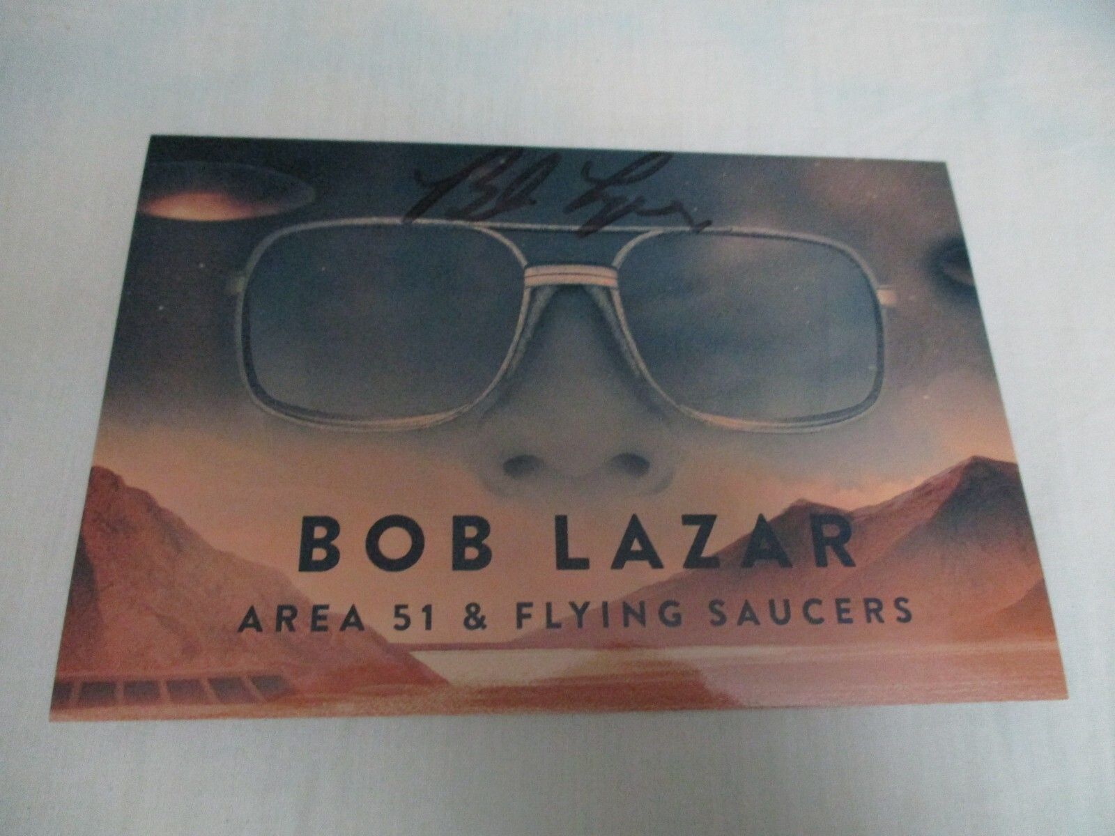 1600x1200 BOB LAZAR Signed 4x6 Photo AREA 51 UFO AUTOGRAPH 1