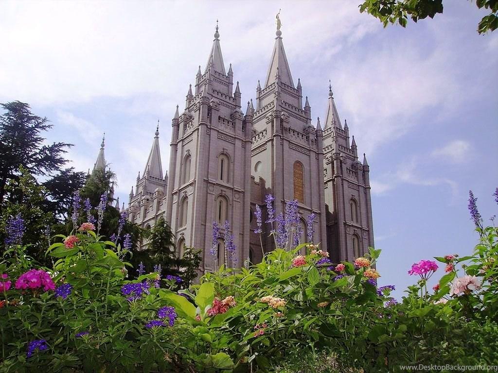 1024x768 Salt Lake LDS (Mormon) Temple Photograph Download Desktop Background
