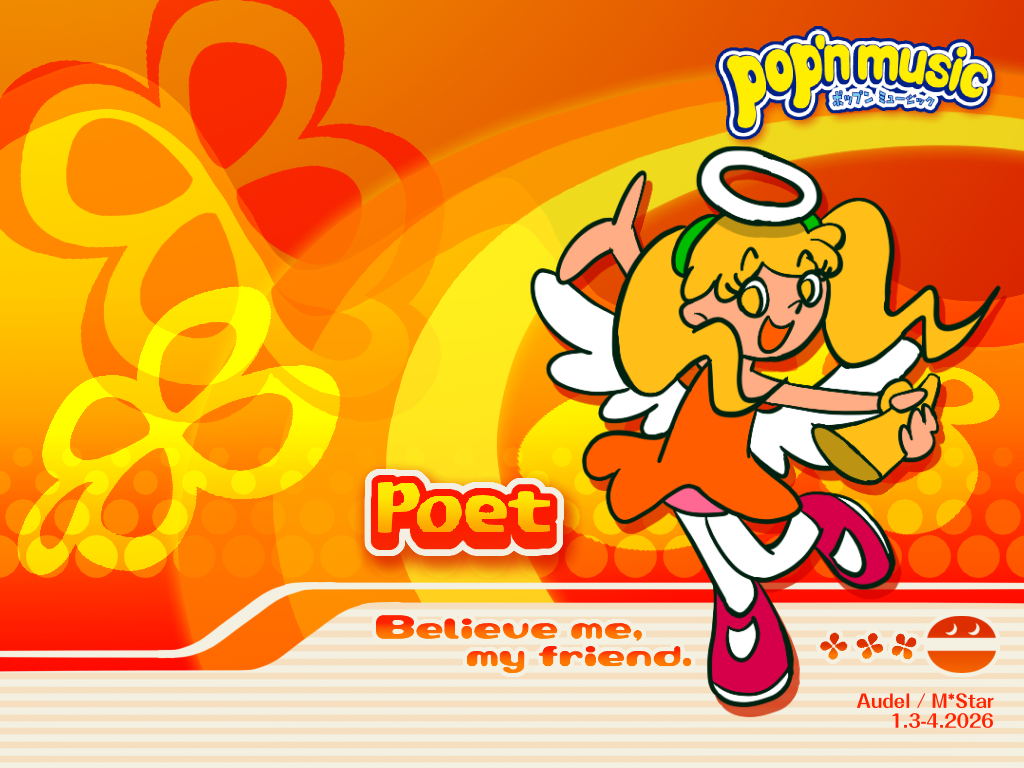 1024x768 Orange Clover Poet DORfic Wallpaper by MagicMonkey761 on Newgrounds