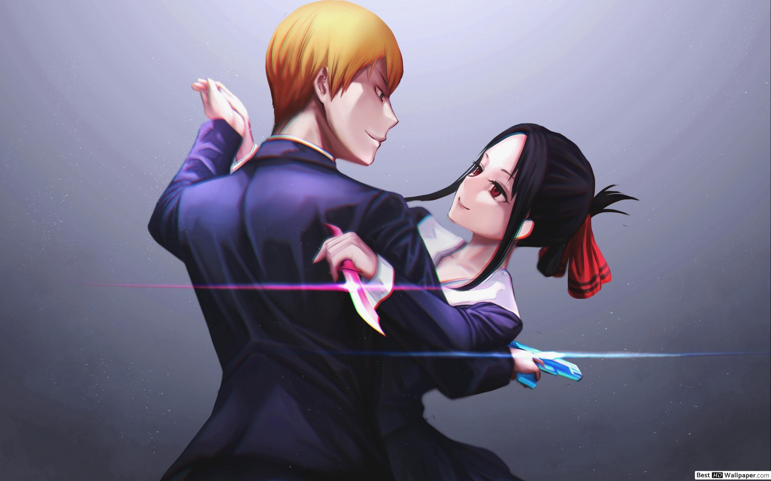 2560x1600 Miyuki Shirogane & Kaguya Shinomiya HD wallpaper download