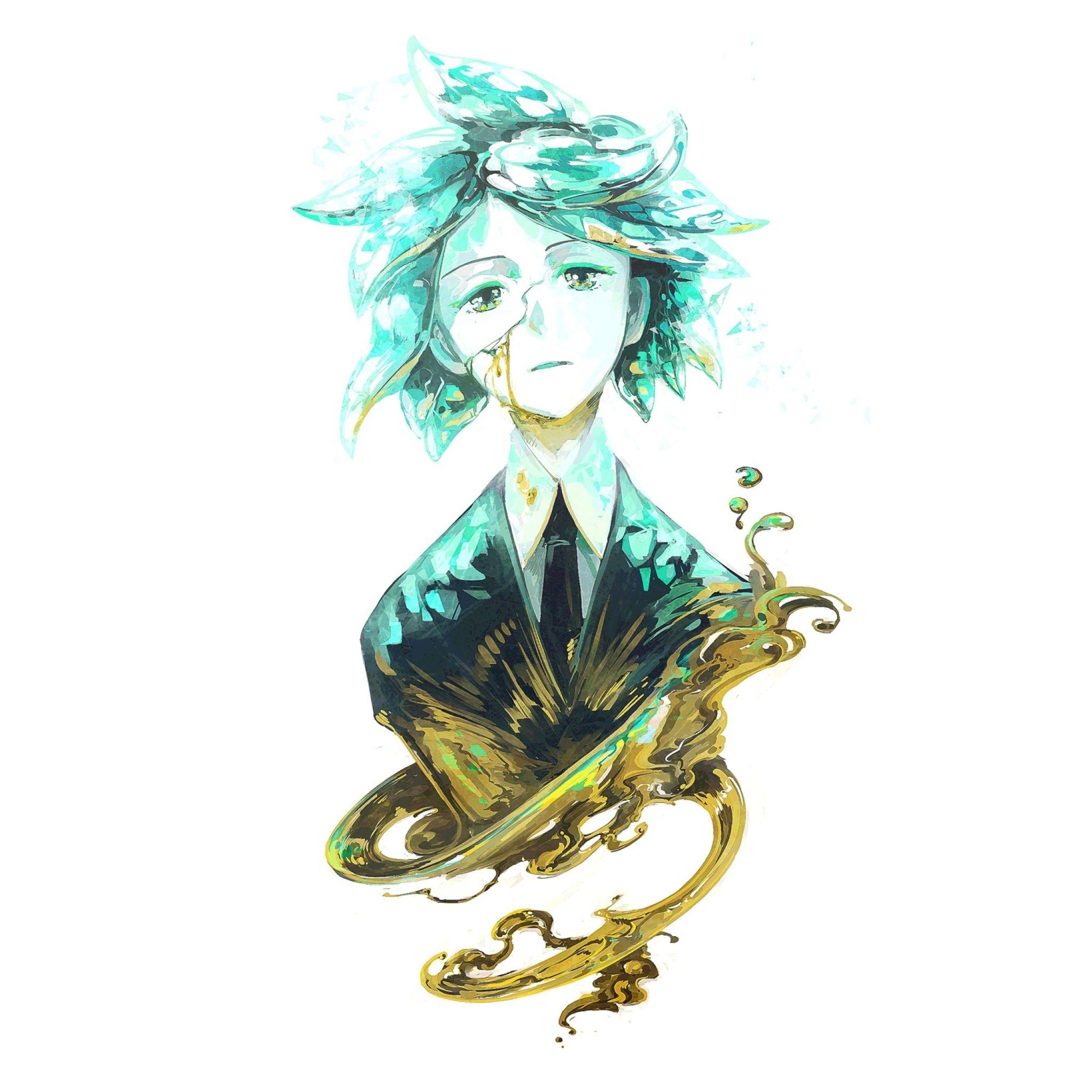 2048x2048 Phosphophyllite Art From Land of the Lustrous iPad Air